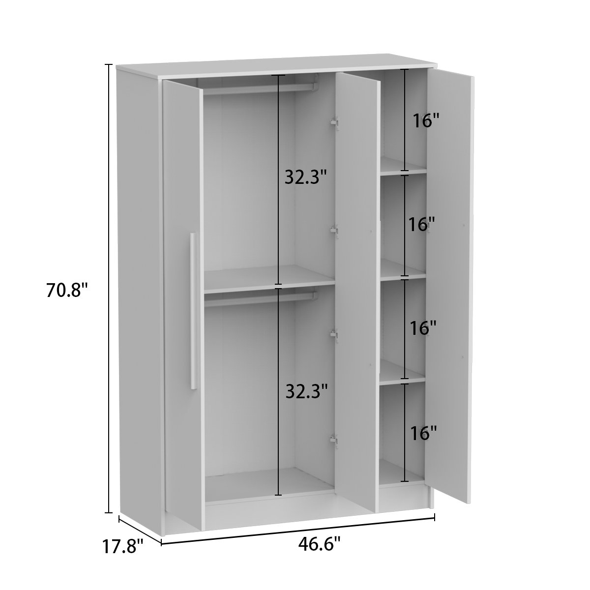 Everly Quinn Quwanna Armoire Wayfair